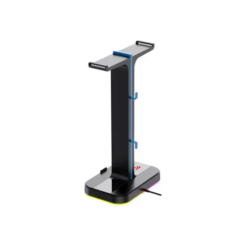 Havit TH650 RGB Headphone Stand with Dual Hanger & 2 USB Ports